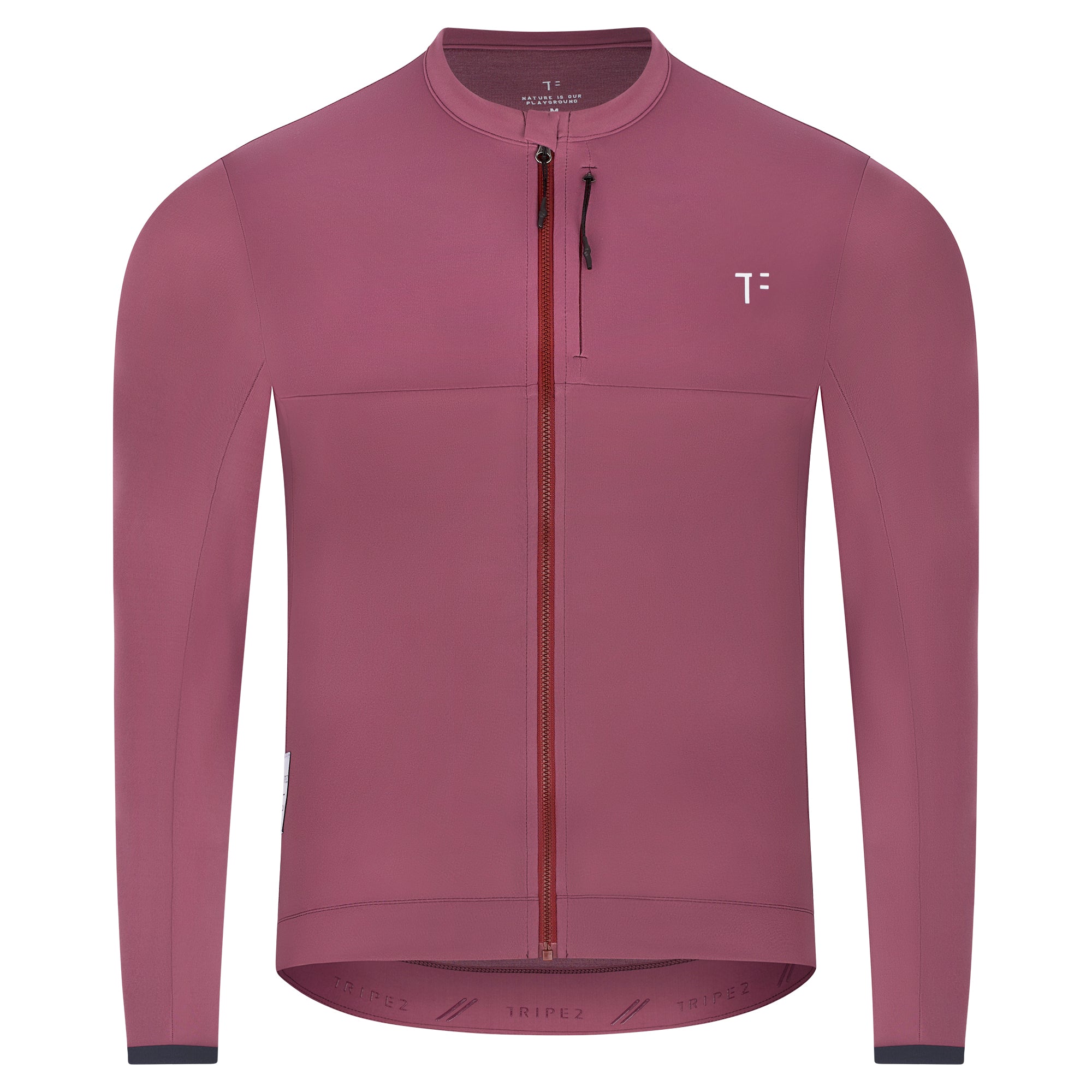 Men‘s - VELOZIP LS Merino Tech - Gravel and Bikepacking Merino Longsleeve Jersey