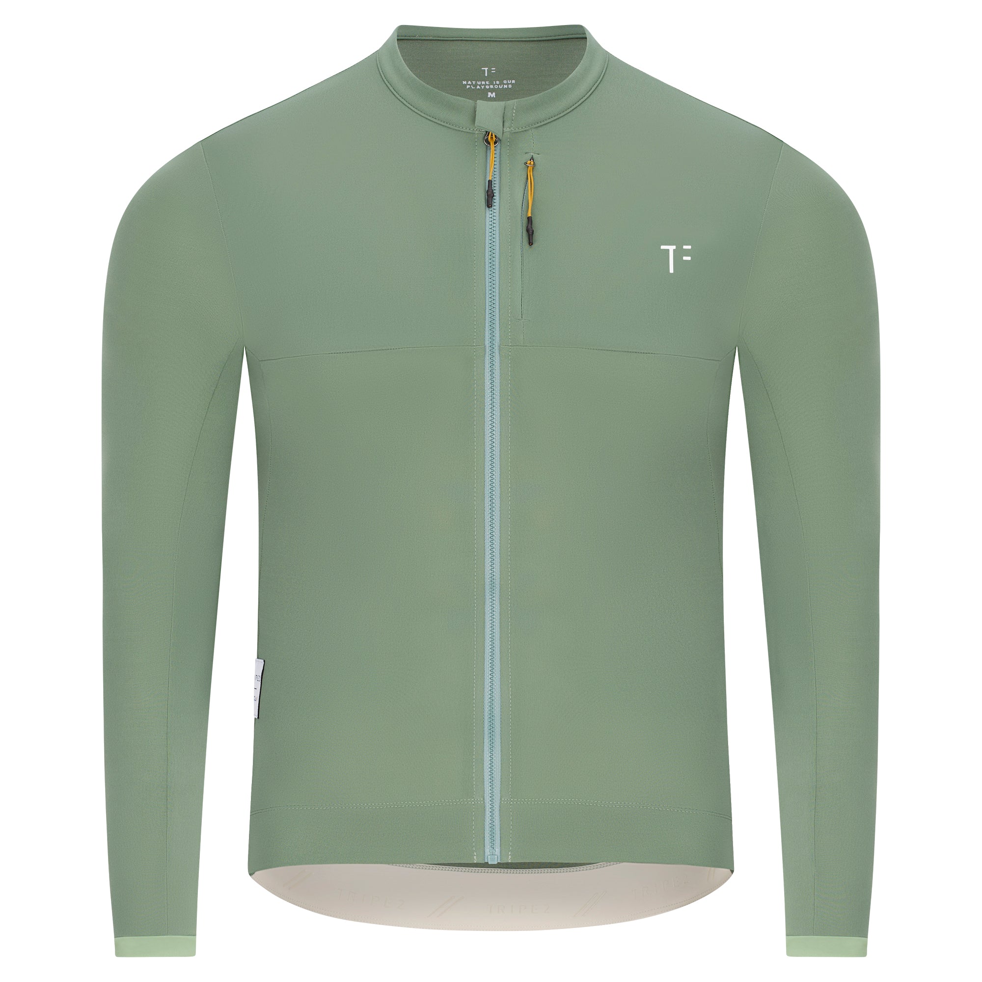 Men‘s - VELOZIP LS Merino Tech - Gravel and Bikepacking Merino Longsleeve Jersey