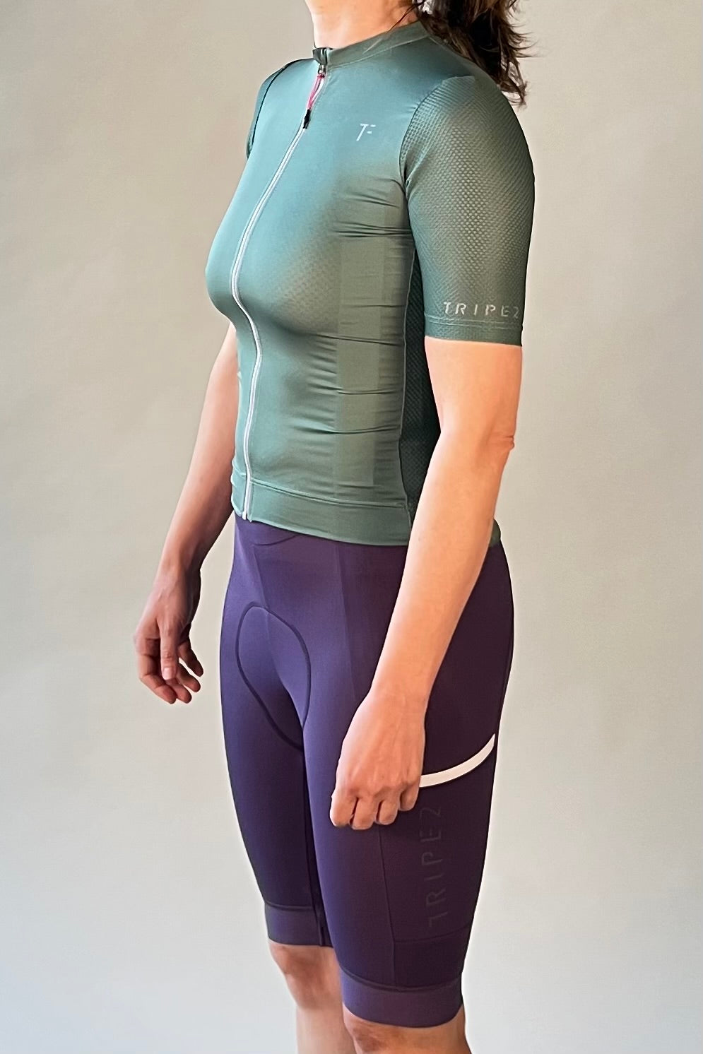 Women‘s - SNELL Ocean Tech - Mid Temperature Cargo Bib Shorts - SQlab One12 Pad