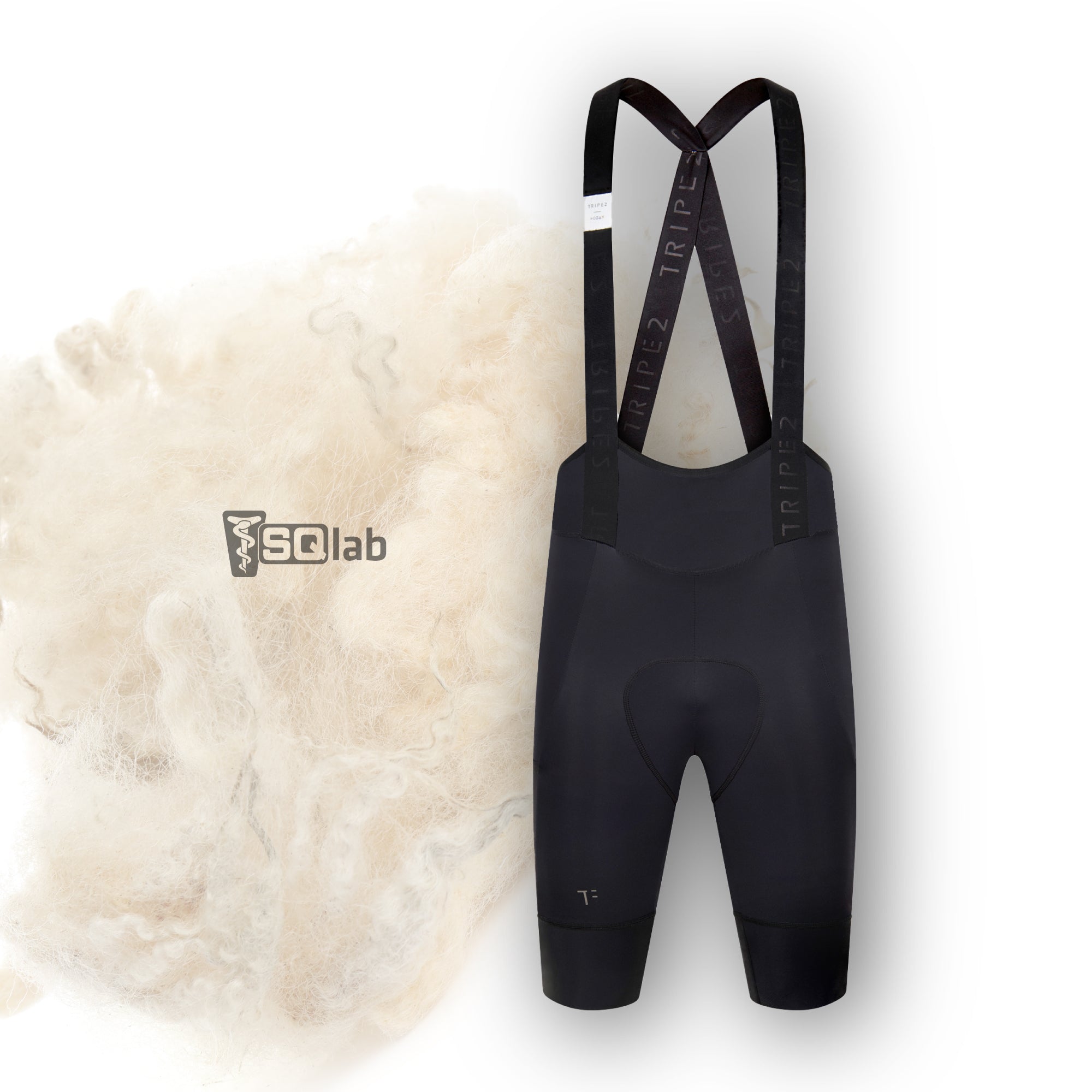 Men‘s - SNELL Merino Tech - Long Distance Summer Merino Cargo Bib Shorts - SQlab One12 Pad