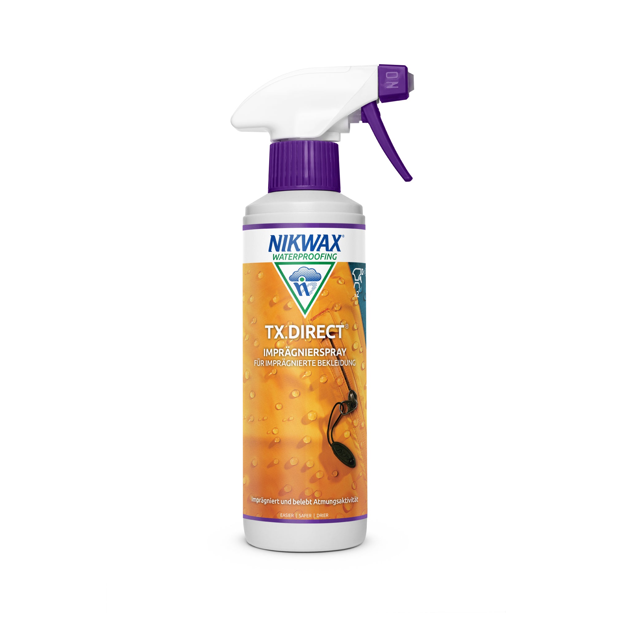 Nikwax - TX.Direct® Spray-On® - Environmentally Friendly Spray-On Waterproofing for Cycling Clothing