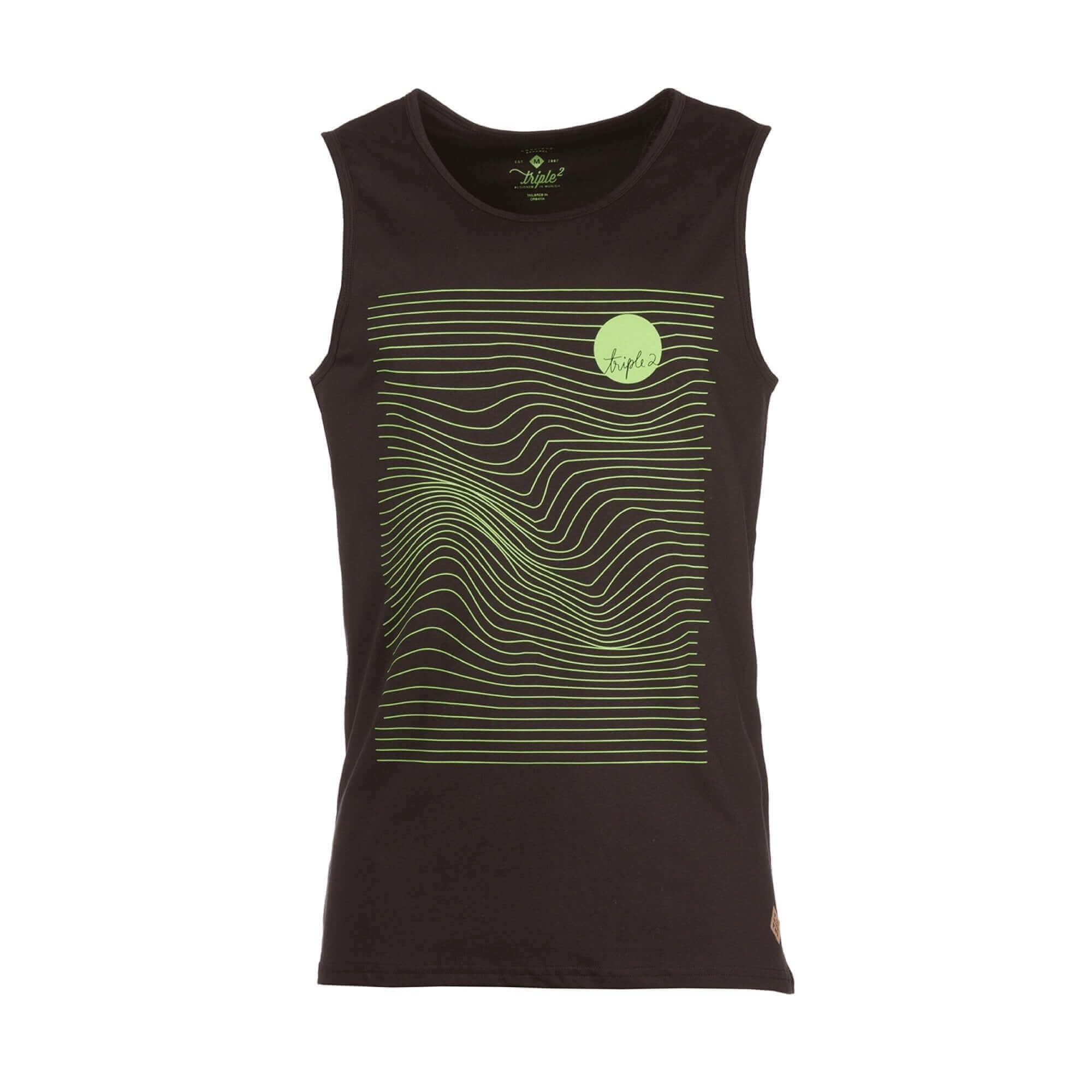 Men‘s - DEEL - The Wave Jet Black Tank Top % OUTLET ARCHIV192 Men spo-default spo-disabled spo-notify-me-disabled tops