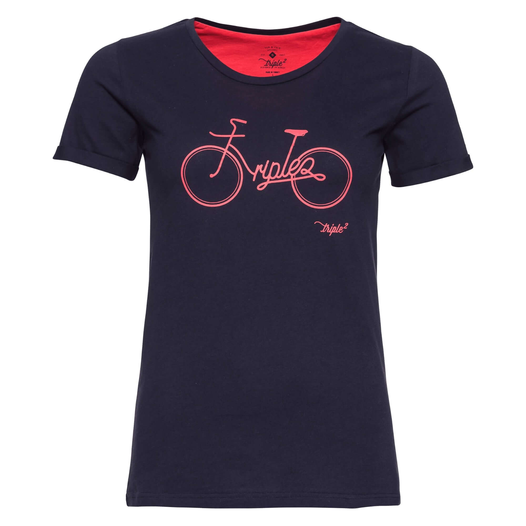 Women‘s - TUUR - Bike Peacoat T-Shirts % OUTLET ARCHIV 1st Edt. Beet Red Frühjahr / Sommer Hawaiian Ocean Hibiscus L M Organic Cotton Peacoat S spo-default spo-disabled spo-notify-me-disabled SUB - Loose - Trail Cut tops Women XS