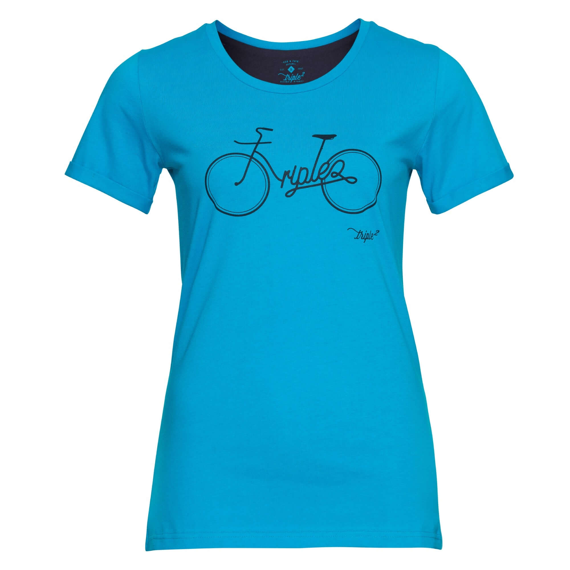 Women‘s - TUUR - Bike Hawaiian Ocean T-Shirts % OUTLET ARCHIV 1st Edt. Beet Red Frühjahr / Sommer Hawaiian Ocean Hibiscus L M Organic Cotton Peacoat S spo-default spo-disabled spo-notify-me-disabled SUB - Loose - Trail Cut tops Women XS