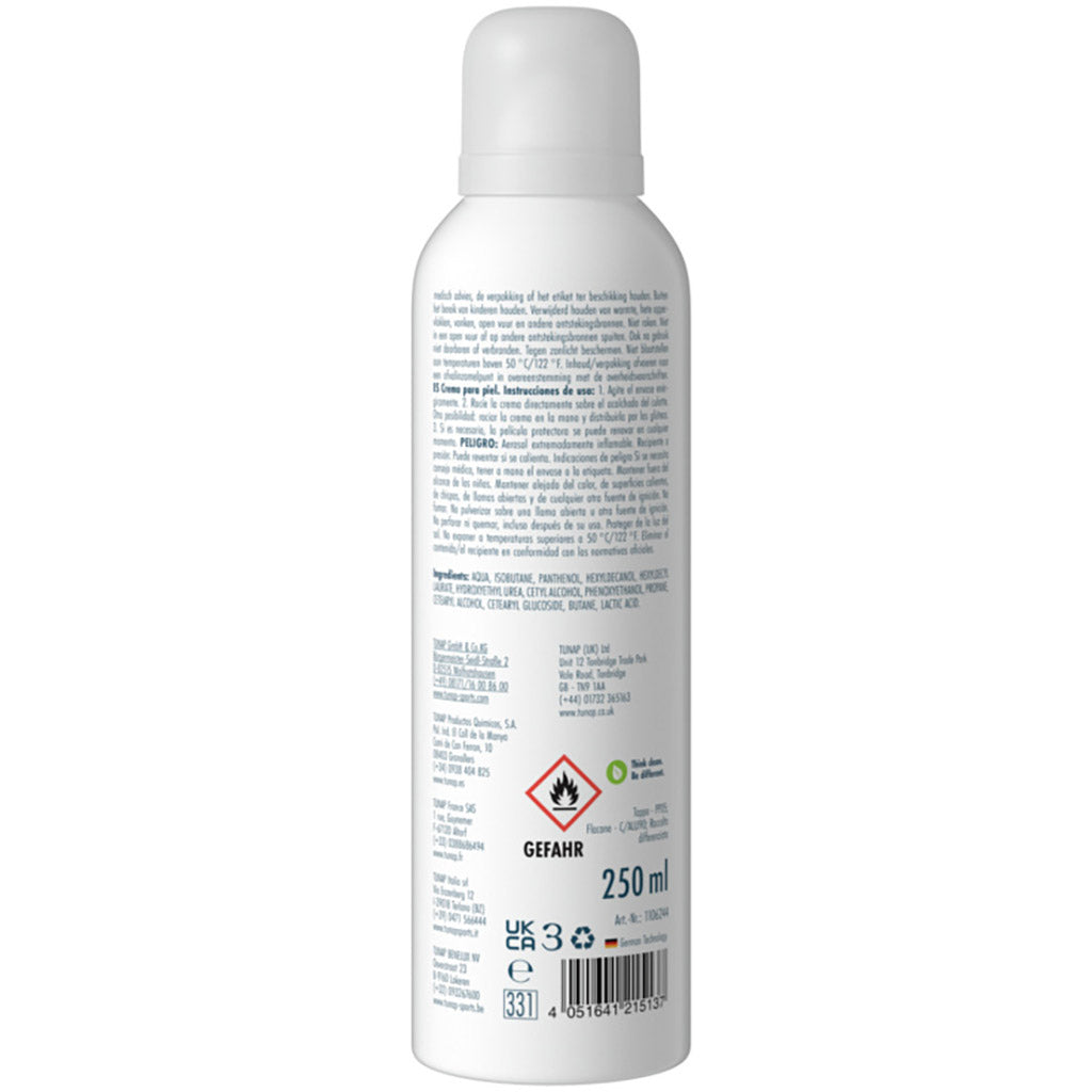 TUNAP SPORTS - Sitzcreme als Spray - 250ml - optimal für alle SNELL Modelle
