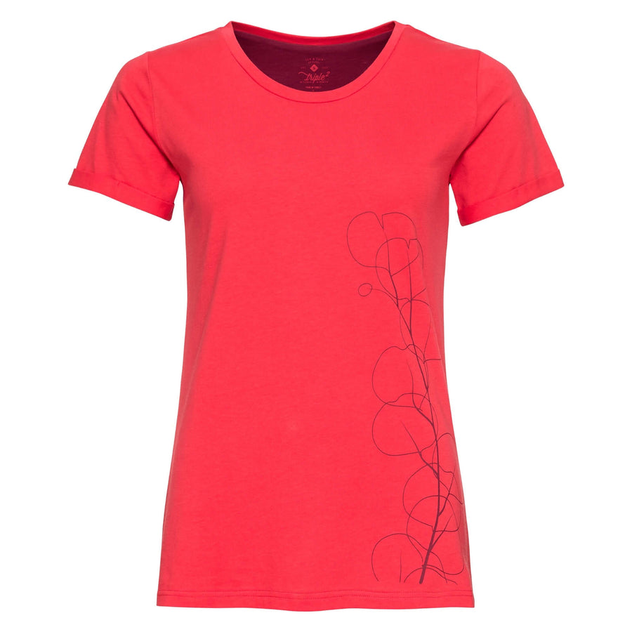 Women‘s - TUUR - Leave Hibiscus T-Shirts % OUTLET ARCHIV 1st Edt. Beet Red Frühjahr / Sommer Hawaiian Ocean Hibiscus L M Organic Cotton Peacoat S spo-default spo-disabled spo-notify-me-disabled SUB - Loose - Trail Cut tops Women XS