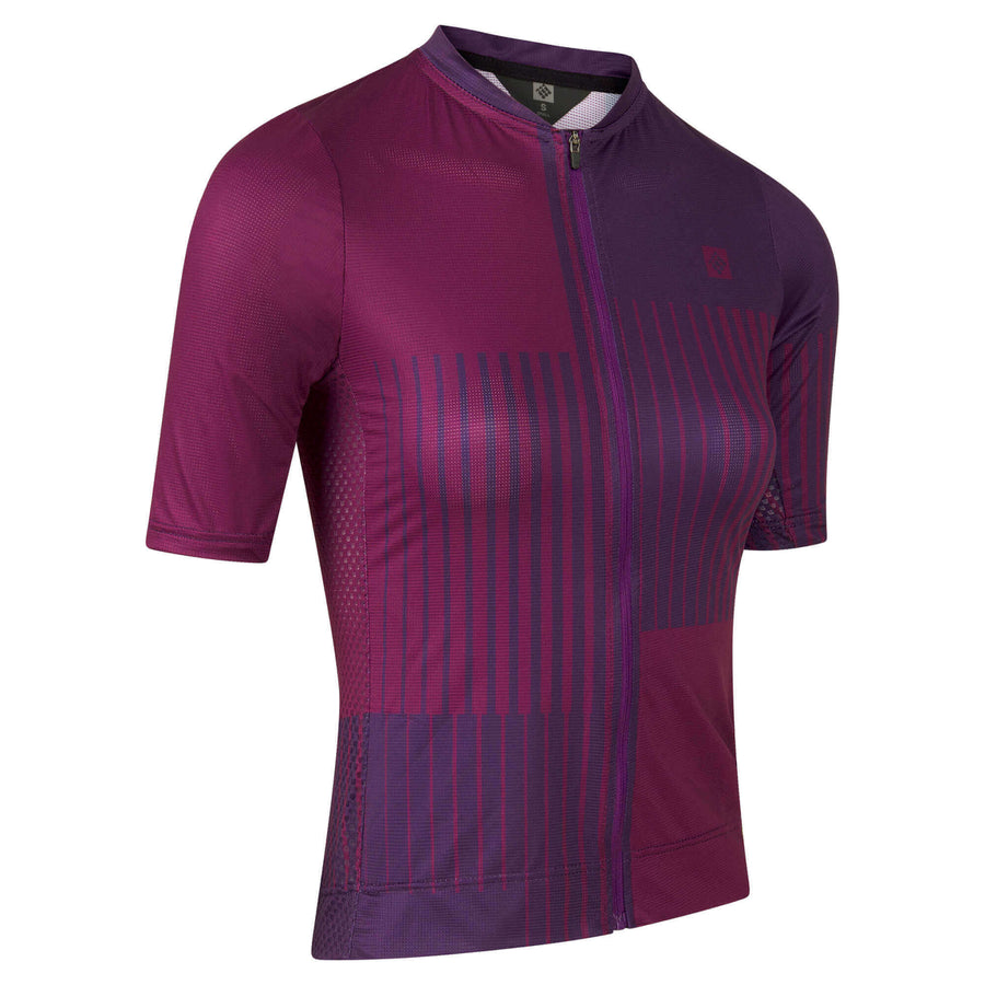 Women‘s - VELOZIP Evo Radtrikots 3rd Edt. Damen308 EVO - Comfortable - Training Cut Frühjahr / Sommer Gloxinia Indoor Cycling336 L Loden Frost M Moonless Night New Arrivals Radtrikots Recycled Polyester Road & Gravel S spo-default spo-disabled spo-notify-me-disabled Women XL XS