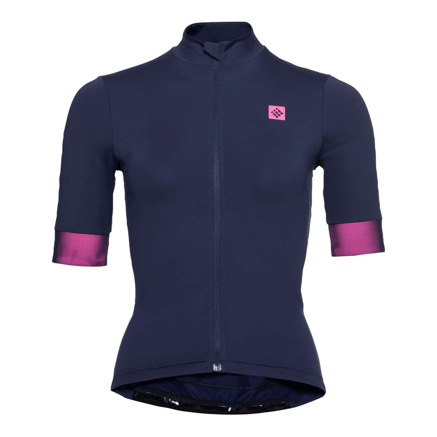 Women‘s - VELOZIP Een Peacoat Radtrikots % OUTLET ARCHIV 2nd Edt. EVO - Comfortable - Training Cut Frühjahr / Sommer L M Meeresmüll Mountainbike Ocean Waste Peacoat Radtrikots Road & Gravel S spo-default spo-disabled spo-notify-me-disabled tops Women XS